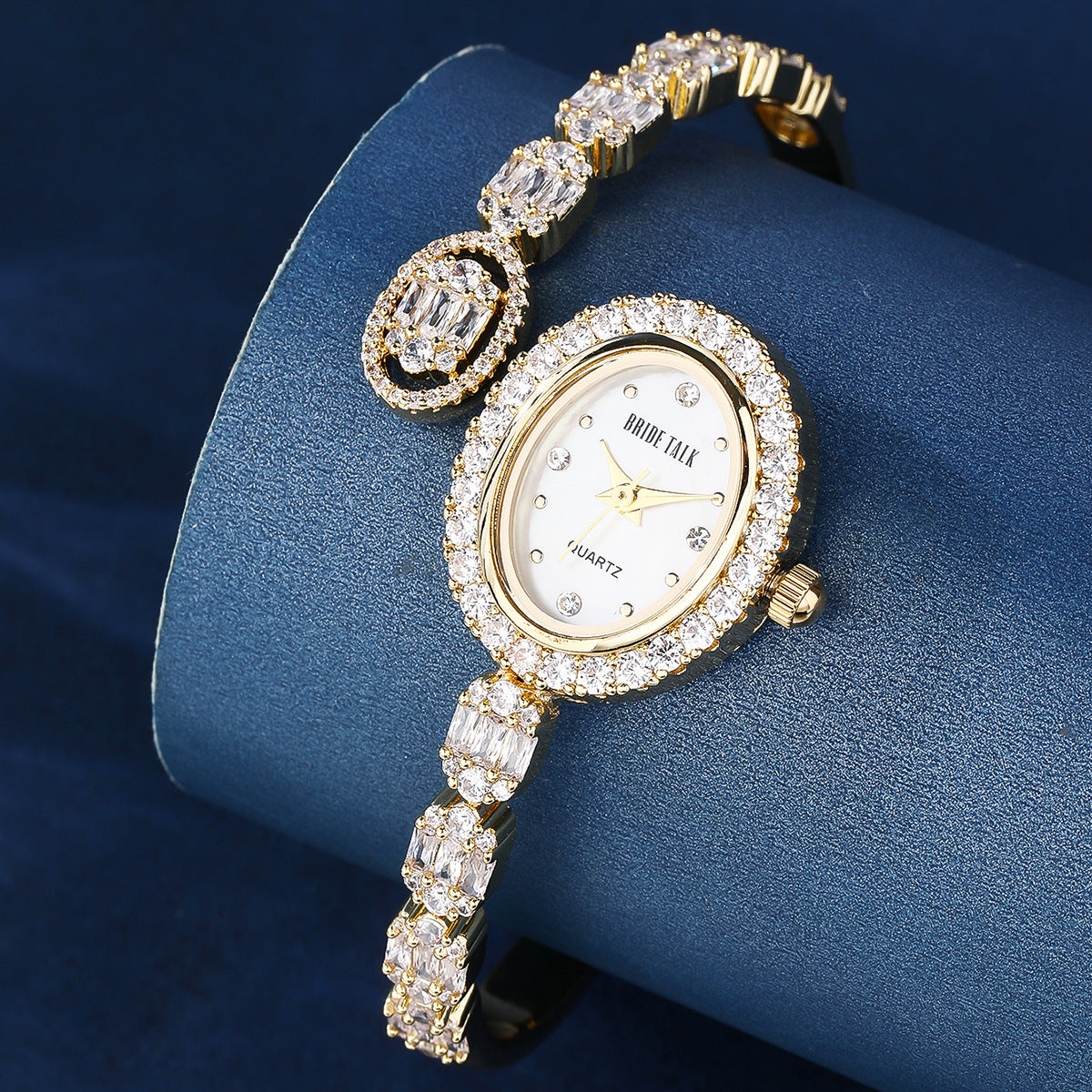 BrideTalk Fashionable light luxury niche new diamond-encrusted watch