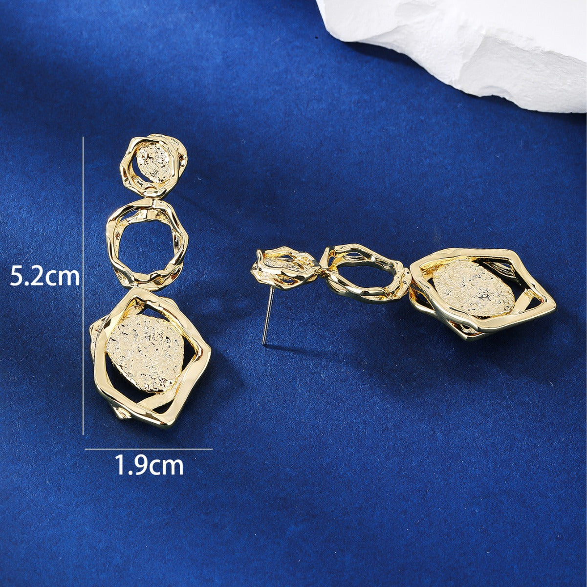 BrideTalk Geometric simple INS niche design elegant earrings