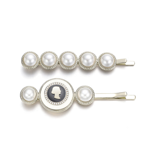 Canadian designer Victoria series fashionable pearl hair clips