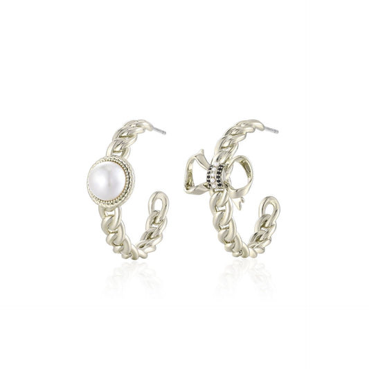 Canadian designer Victoria series elegant and fashionable pearl AB style earrings