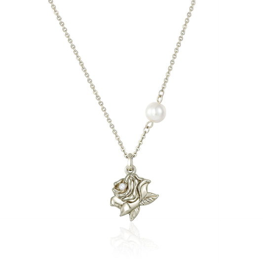 Italian designer rose series pearl necklace