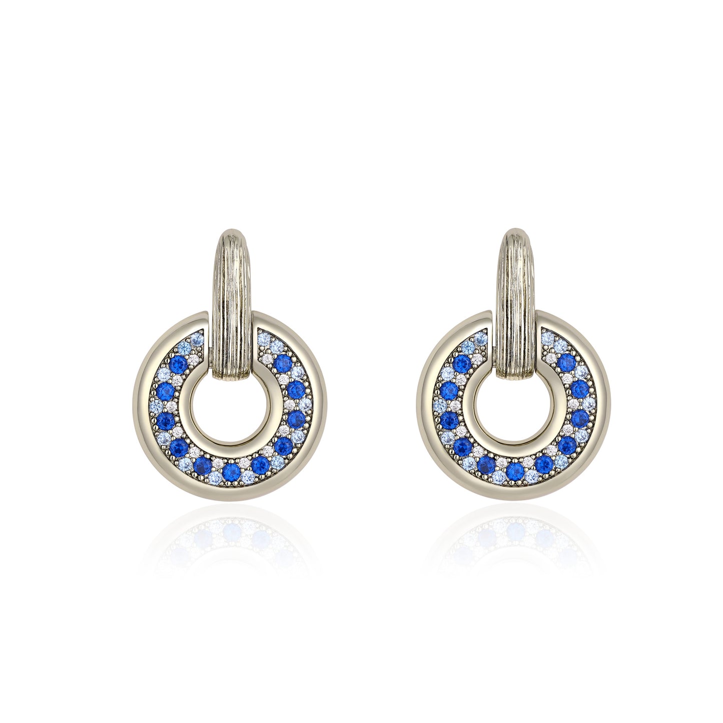 German designer full zircon luxury earrings