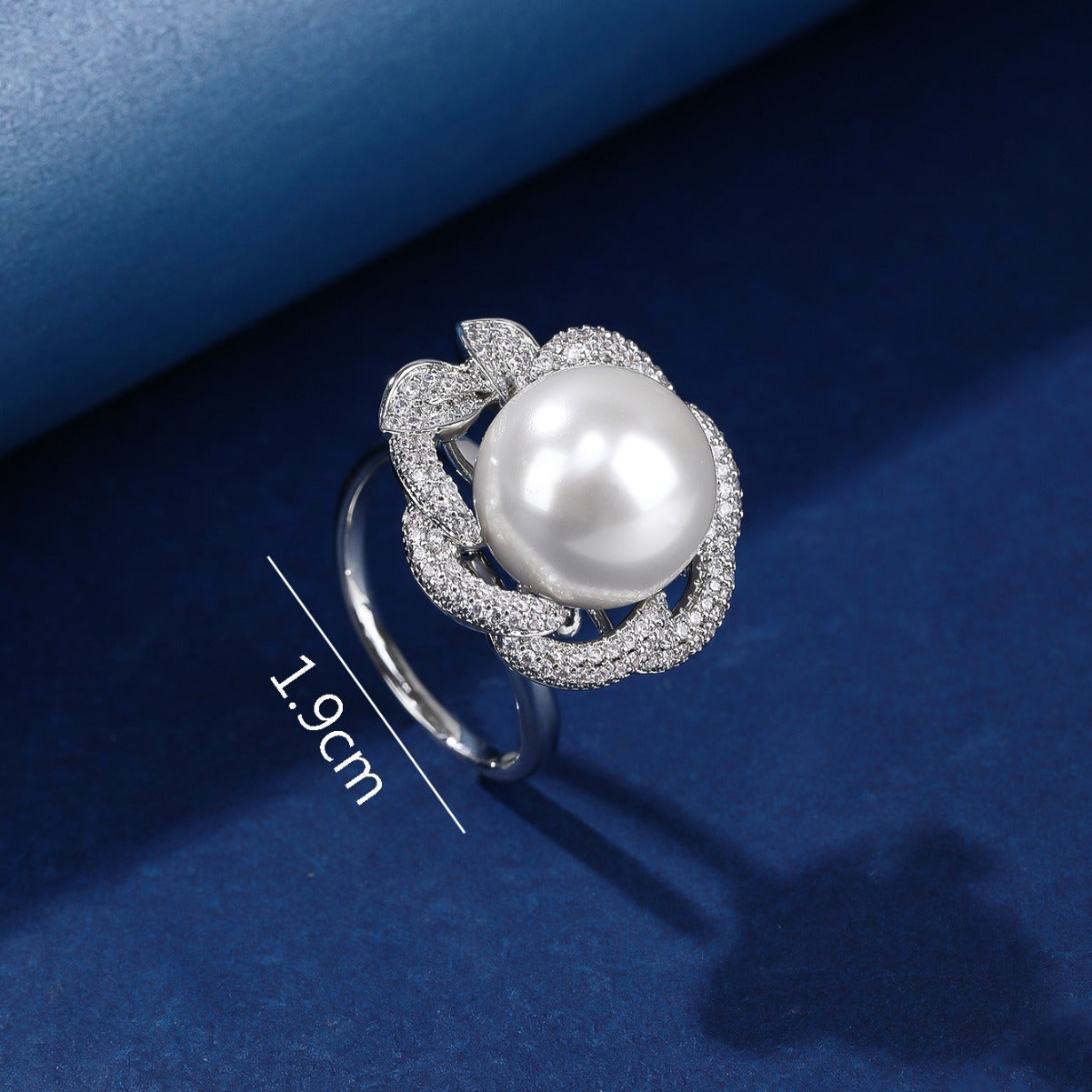 BrideTalk Zircon Pearl Sophisticated and Versatile Elegant Ring