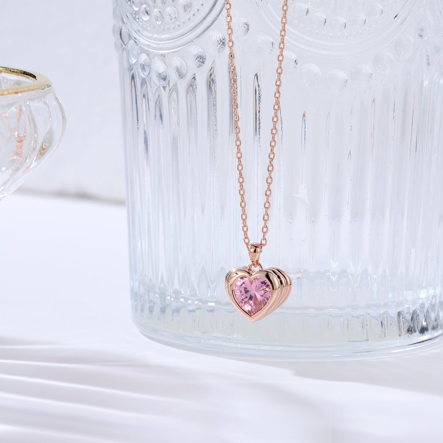 French designer heart-shaped twist lace romantic necklace necklace