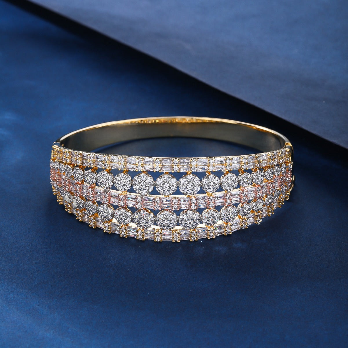 BrideTalk Fashionable high-end diamond stacked bracelets