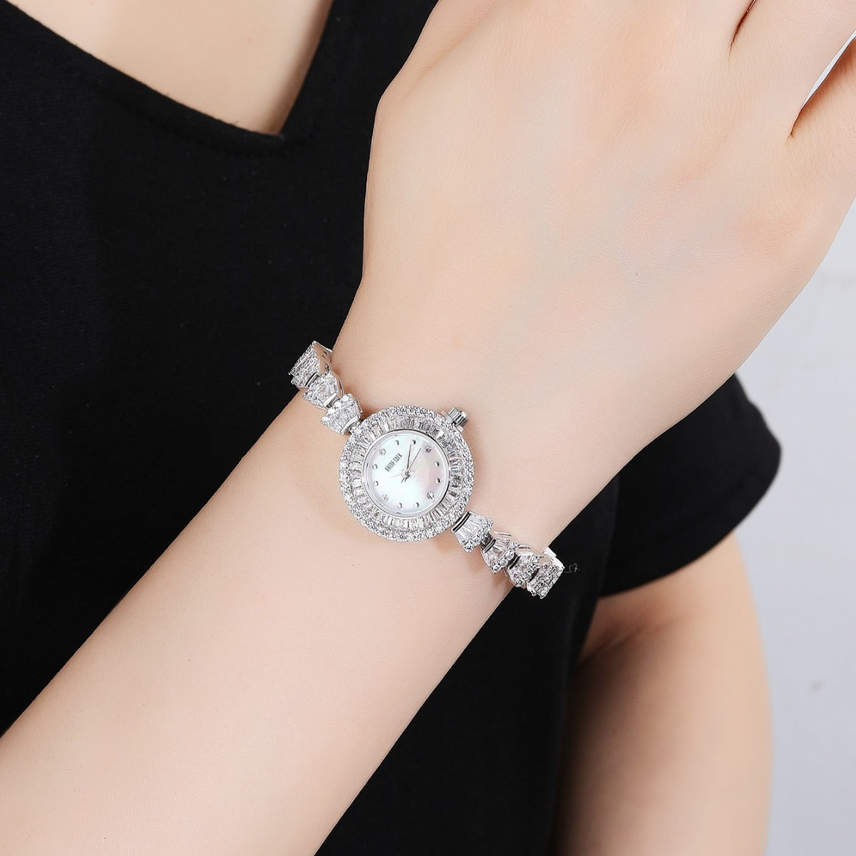 BrideTalk Niche light luxury full diamond watch